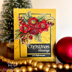 Simon Says Stamp Festive Bouquets Wafer Dies sssd112975c All The Joy Christmas Card