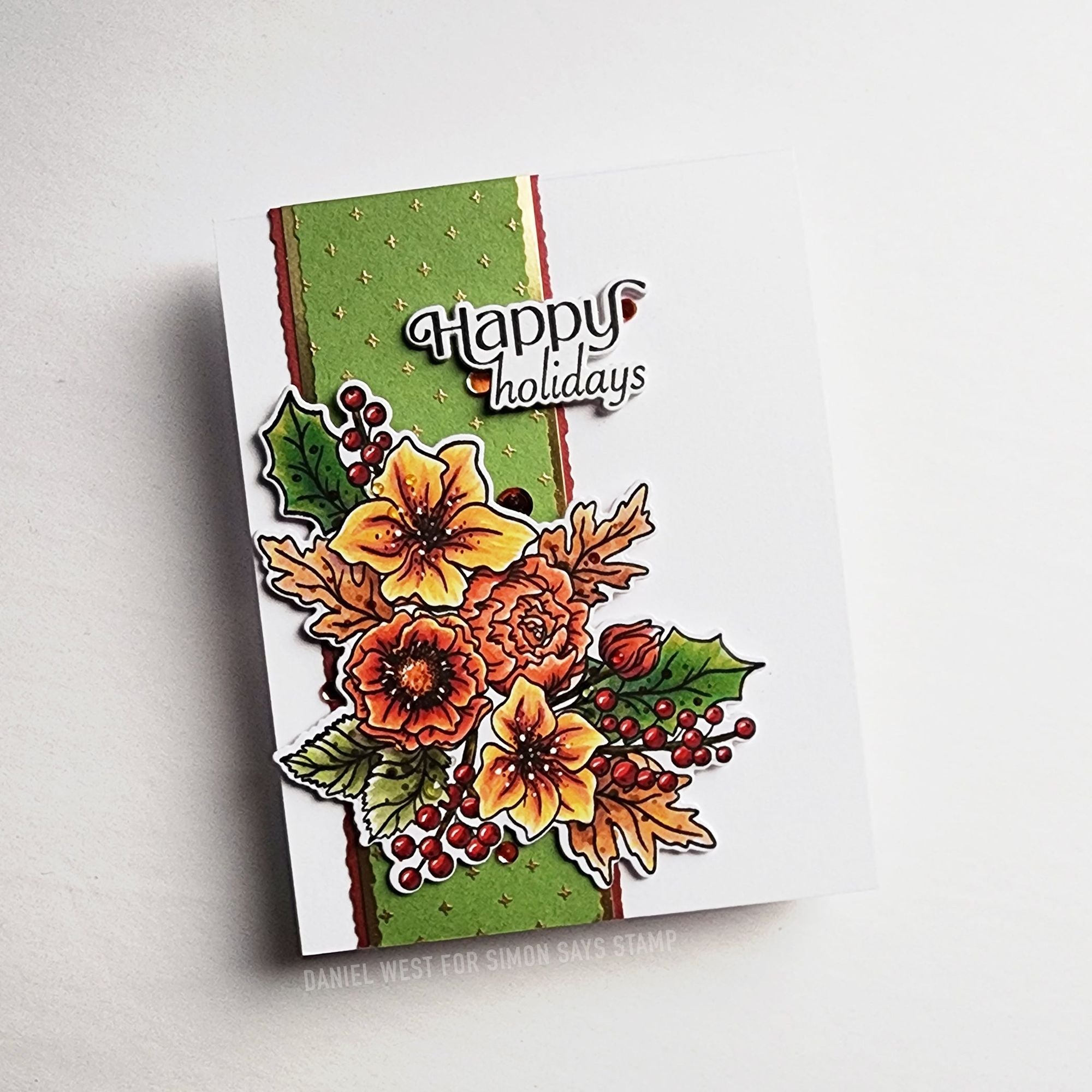 Simon Says Stamps And Dies Festive Bouquets set699fb All The Joy Christmas Card | color-code:ALT03