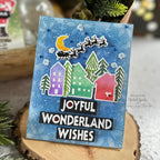 Tim Holtz Festive Print Stamps with Simon Says Stamp Dies Bundle setfp24