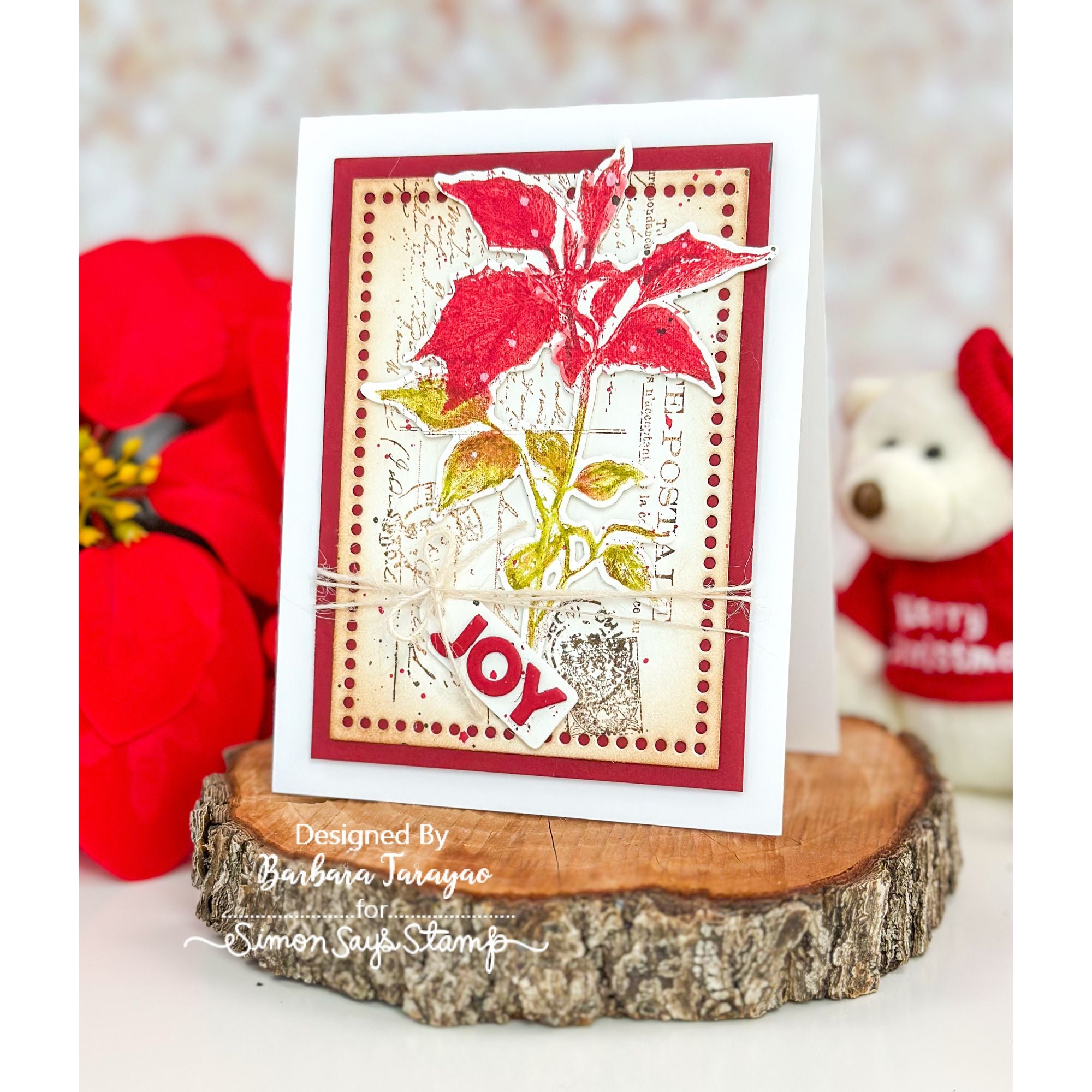 Simon Says Stamp Festive Collage Wafer Dies 459sss Christmas Card | color-code:ALT02