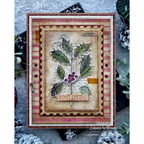 Tim Holtz Festive Collage Stamps with Simon Says Stamp Dies Bundle setfc25 Christmas Card | color-code:ALT05
