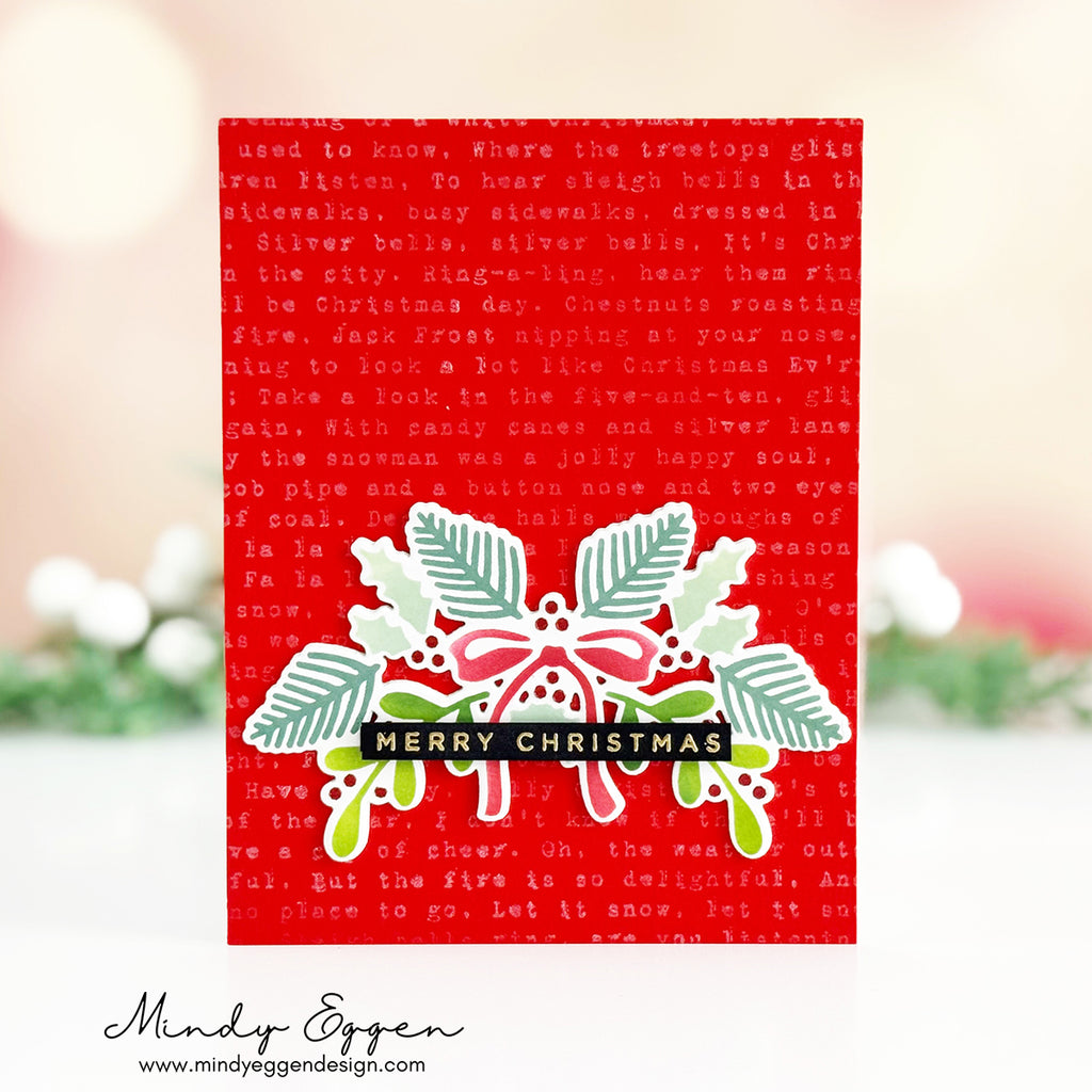 Simon Says Stamp Festive Swag Wafer Die 1337sdc Christmas Card | color-code:ALT08