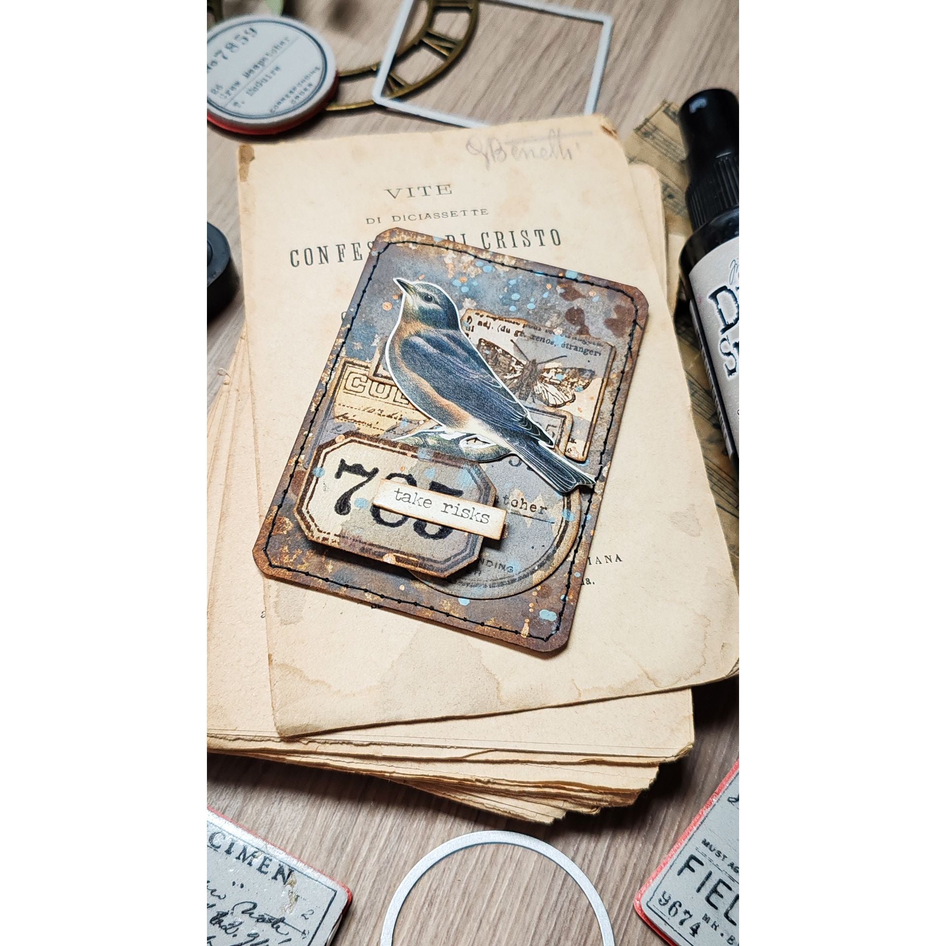 Simon Says Stamp Field Notes Wafer Dies 396sss ATC