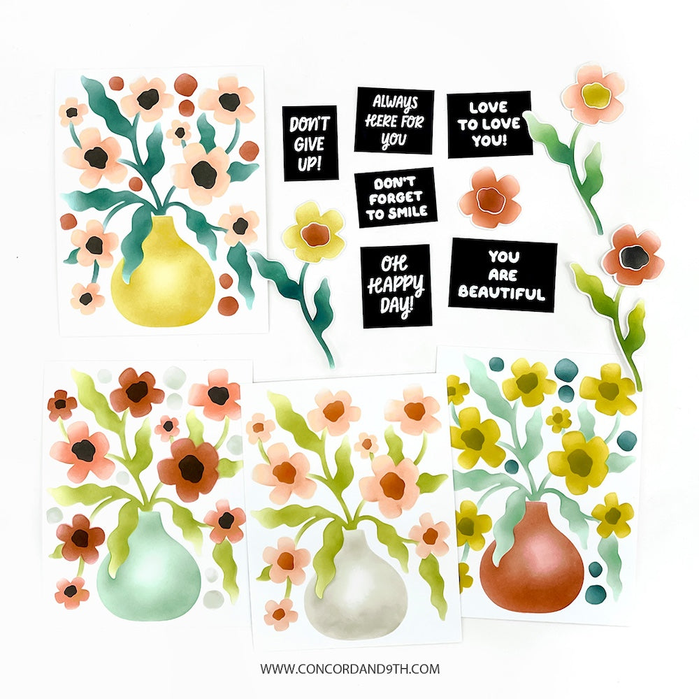 Concord & 9th Filled with Joy Stencil Set 12114 product
