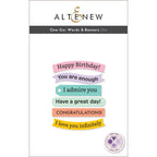 Altenew One-Go Words and Banners Dies alt10043