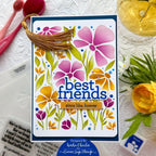 CZ Designs Sassy Friend Wafer Dies czd213c Stamptember Friend Notebook