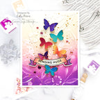 Simon Says Stamp Embossing Folder Floral Bunches sf501 Moments in Time Hugs Card | color-code:ALT11