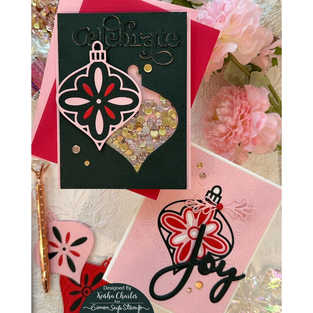 Simon Says Stamp Florence Medallion Wafer Dies s916 Diecember Christmas Cards | color-code:ALT01