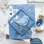 Simon Says Stamp Flourish Bird Wafer Dies s1089 DieCember Birthday Card | color-code:ALT07