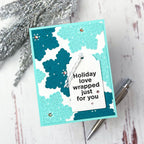 Simon Says Stamp Flourish Snowflake Wafer Dies s1123 DieCember Holiday Card