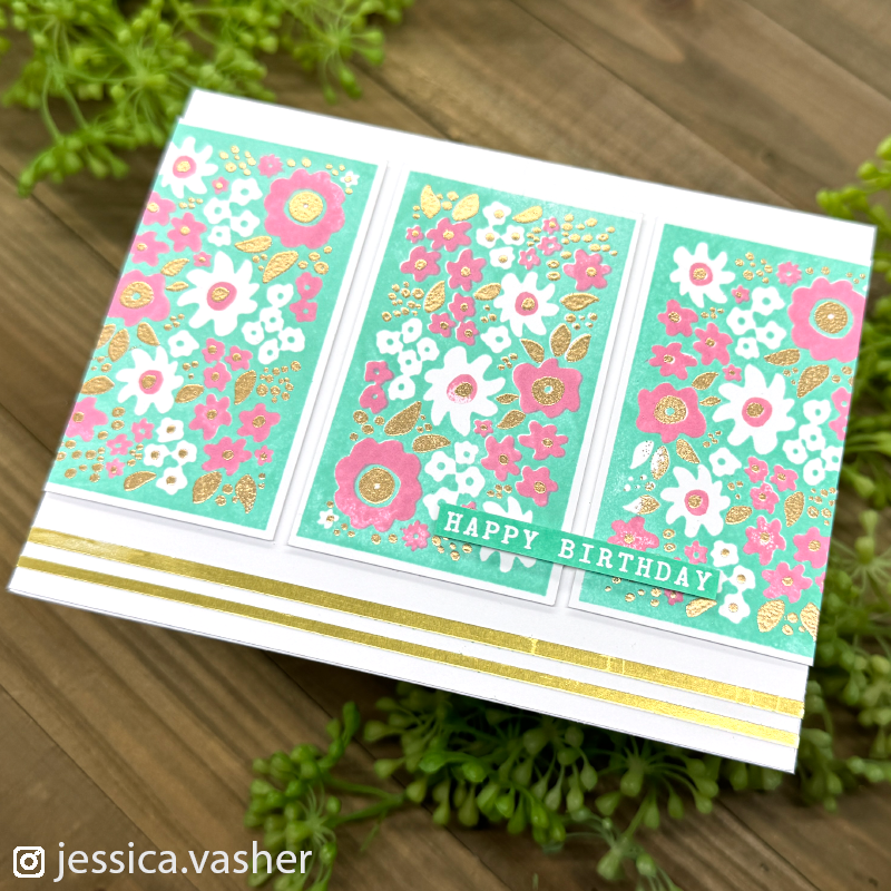 Simon Says Stamp Flower Block Wafer Dies 1039sdc Be Bold Birthday Card