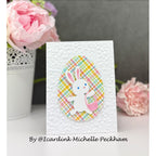 Simon Says Stamp Embossing Folder Flower Frame sf579 Beautiful Moments Easter Card