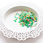 Pretty Pink Posh Flower Garden Mix Clay Confetti close detail