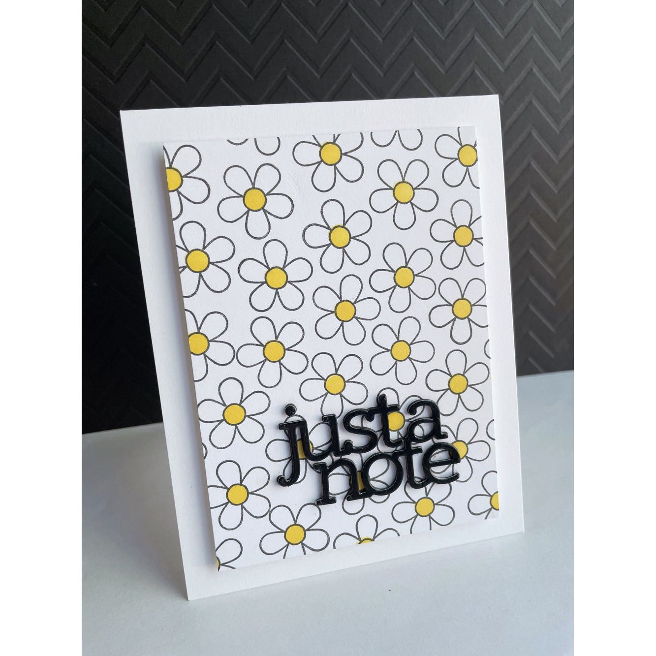 Simon Says Clear Stamps Flower Power 2008ssc Just a Note Card | color-code:ALT03