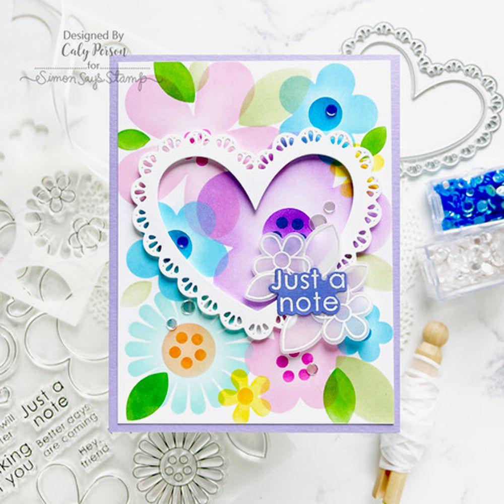 Simon Says Stamp Celebrate Collection I Want It All Stencils set781as