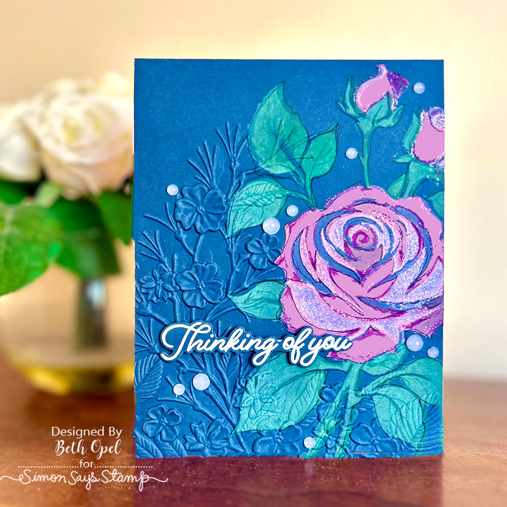 Simon Says Stamp Flowering Frame Wafer Dies 1286sdc You Are My Favorite Thinking of You Card