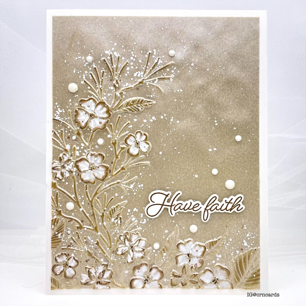 Simon Says Stamp Flowering Frame Wafer Dies 1286sdc You Are My Favorite Have Faith Card