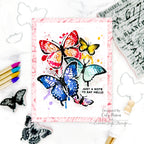 Simon Says Stamp Flutter Wafer Dies 294sss Hello Card | color-code:ALT01