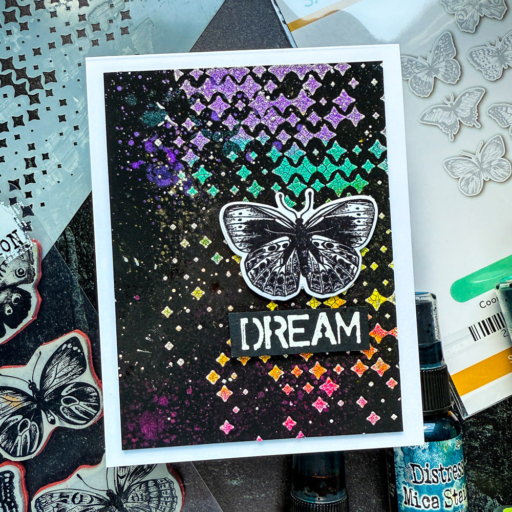 Simon Says Stamp Flutter Wafer Dies 294sss Dream Card