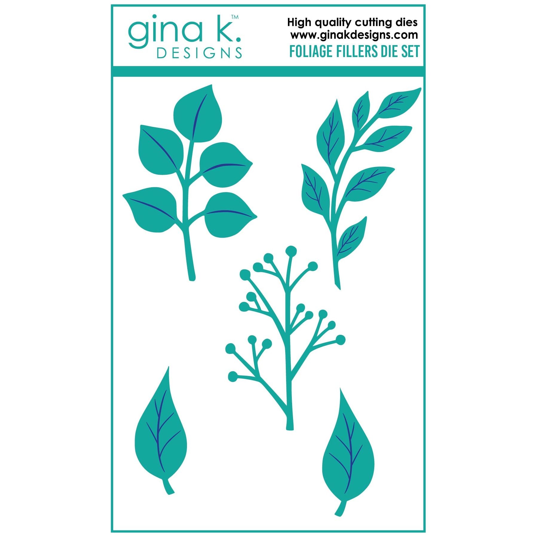 Gina K Designs FOLIAGE FILLERS Dies die0225