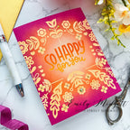 Simon Says Clear Stamps Folksy Cats sss202696c Out Of This World Wedding Card | color-code:ALT05