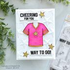 Simon Says Stamps and Dies Football Season set827fs Cheering for You Encouragement Card