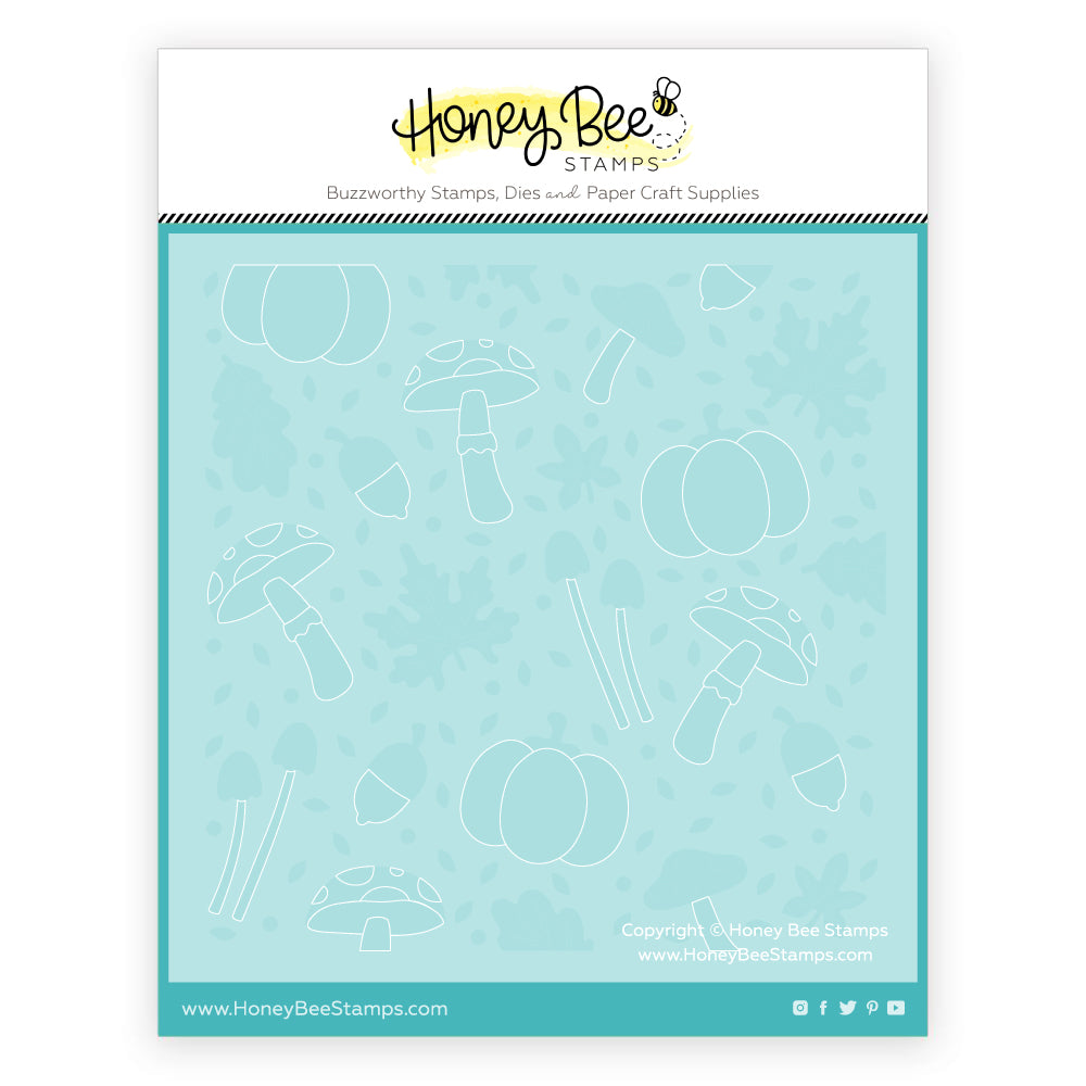Honey Bee Forest Floor Background Stencils hbsl-156 In Package