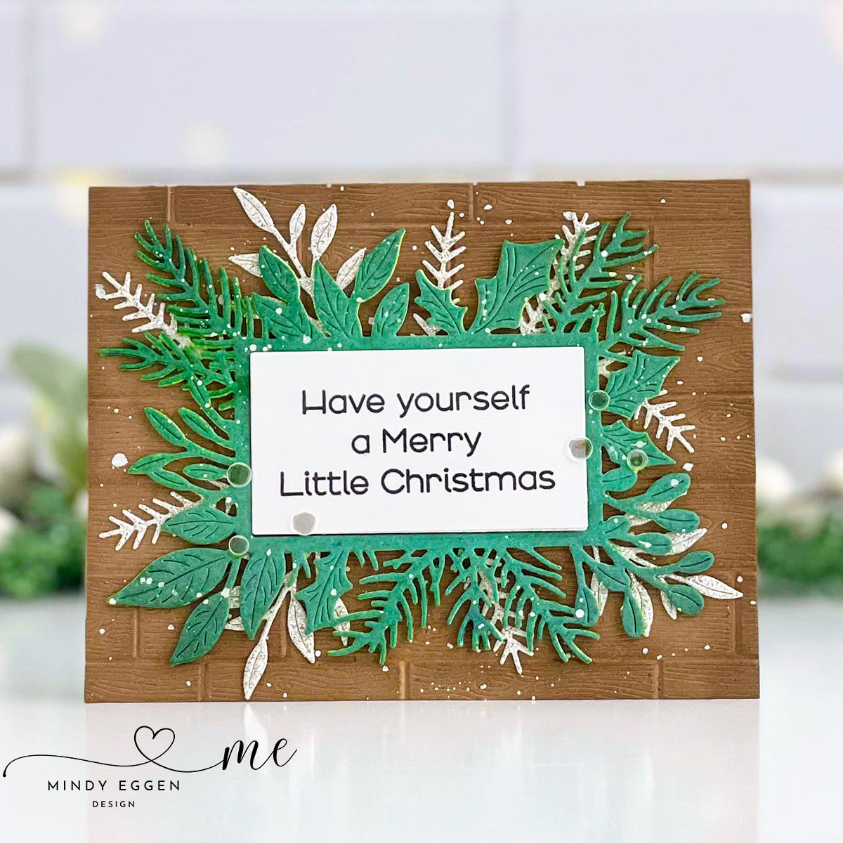 Simon Says Stamp Forest Border Frame Wafer Dies s911 Season Of Wonder Christmas Card | color-code:ALT05