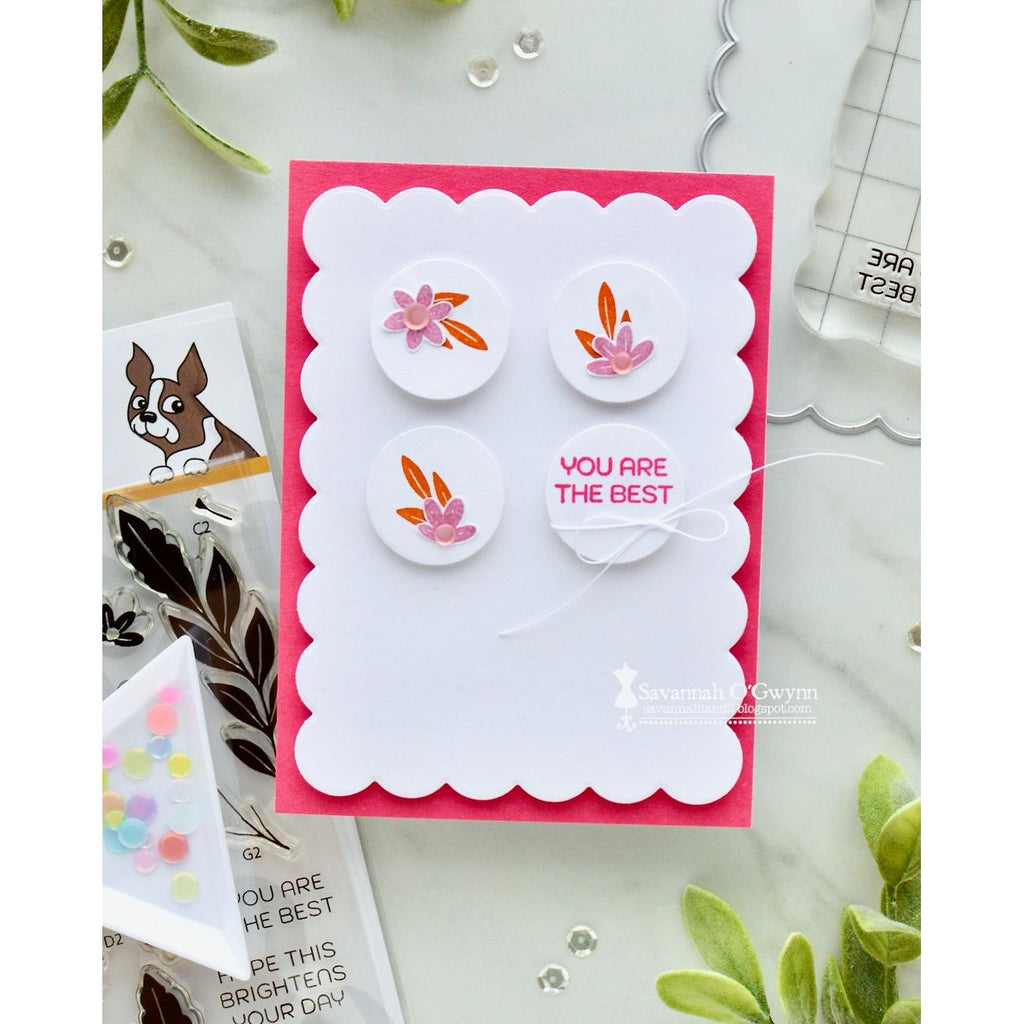 Simon Says Stamps and Dies Forest Forage in Summer set1300ff Every Happiness Savannah O'Gwynn  Circle Buds Card | color-code:ALT03