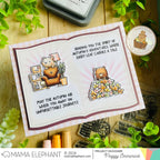 Mama Elephant Deliver Fall Fun Creative Cuts Steel Dies cute bear