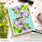 Altenew Sweet Jasmine Press Plates alt8834 hello sweet friend