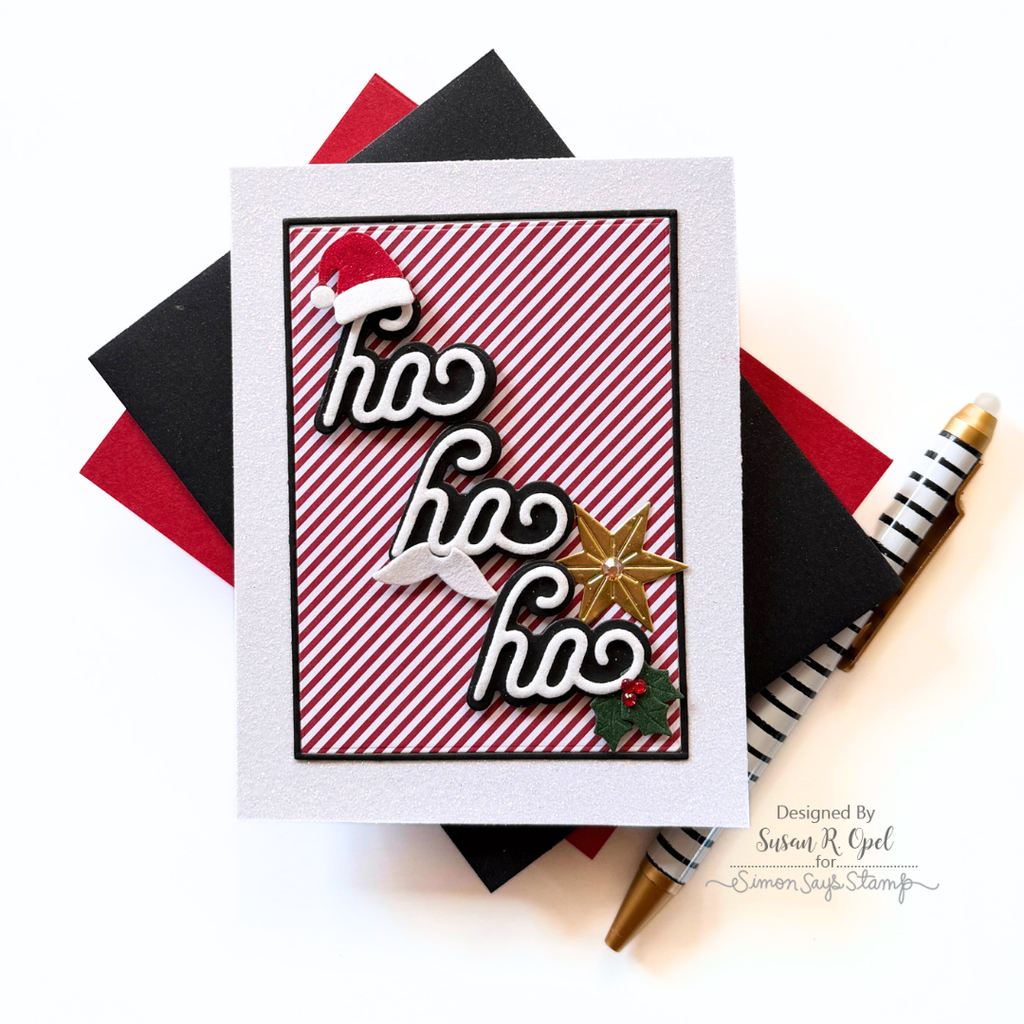 Simon Says Stamp Frames Wafer Dies 1386sd And Everything Nice Christmas Card
