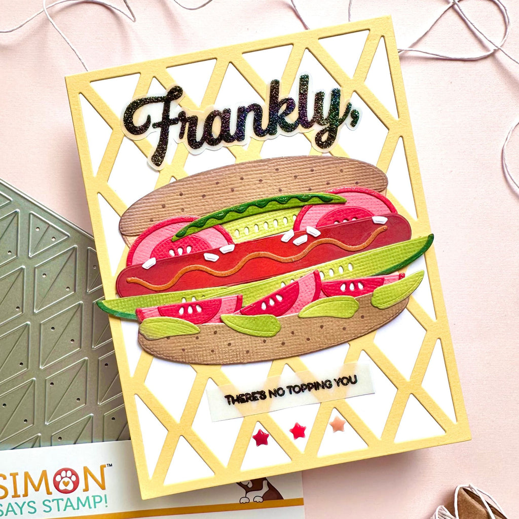 Simon Says Stamp Frankly Images Wafer Dies 1378sdc Happy Camper Friend Card