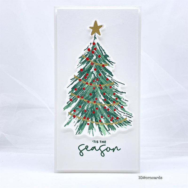 Simon Says Stamp Fresh Air Holiday Tree Wafer Dies sssd112909c Season Of Wonder Christmas Card