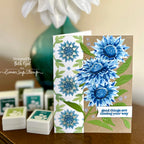 Simon Says Stamp Embossing Folder and Cutting Dies Fresh Blooms sfd392 Cheering for You Encouragement Card