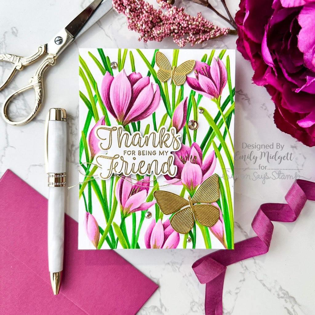 Simon Says Stamp Friendship Wafer Dies 1505sdc Beautiful Moments Friend Card | color-code:ALT01