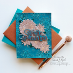 Simon Says Stamp Sequins Frosty Pines fp1123 All The Joy Christmas Card
