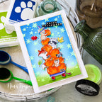 Tim Holtz Distress Halloween Grit Paste Glow Ranger tshk84464 Glow In The Dark Halloween Card | color-code:ALT07
