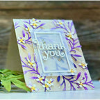 Simon Says Stamp Giggle Thank You Wafer Dies s1030 Moments in Time Thank You Card