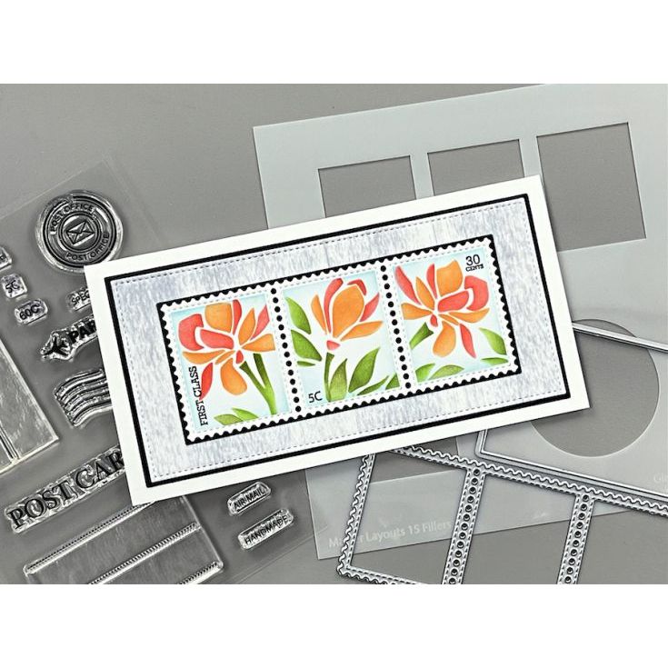 Gina K Designs MASTER LAYOUTS 7 Die Set die0165 First Class | color-code:ALT2