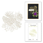 GLP-431 Spellbinders Snow Garden Sentiments Hot Foil Plate and Die Set product image
