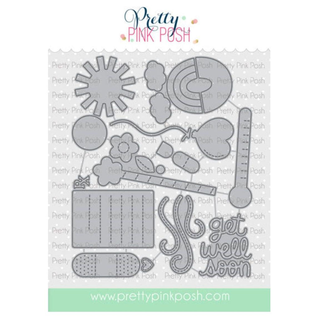 Pretty Pink Posh Get Well Mug Additions Dies