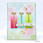 CZ Design Wafer Dies Gift Builder czd230 Splendor Birthday Card