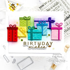 CZ Design Wafer Dies Gift Builder czd230 Splendor Birthday Card | color-code:ALT04