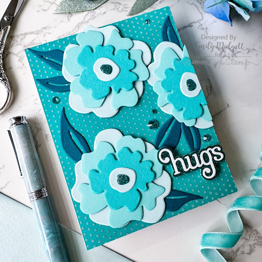 Simon Says Stamp Giggle Hugs Wafer Dies s1029 Moments in Time Hugs Card | color-code:ALT05