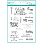 Gina K Designs Birthday Wishes Stamps dw37