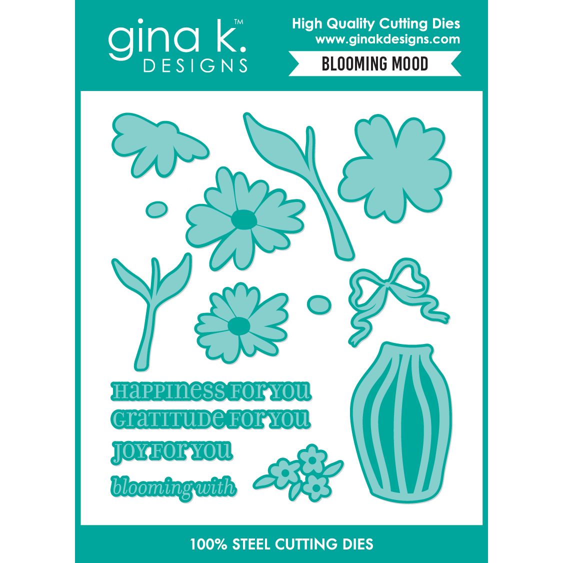 Gina K Designs Blooming Mood Dies lhdie0779