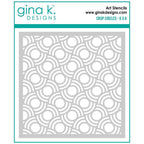 Gina K Designs Crop Circles Stencil gkdst94