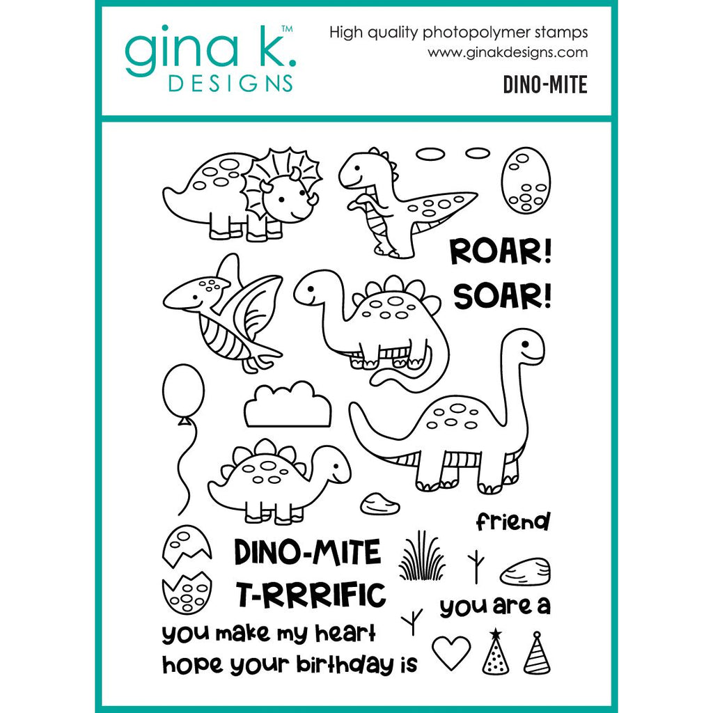 Gina K Designs Dino-Mite Stamps bs88