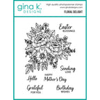 Gina K Designs Floral Delight Stamps as55